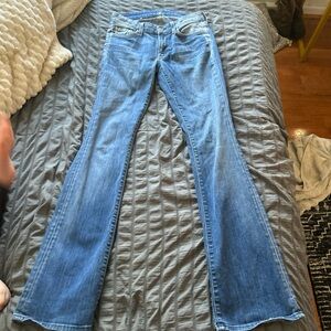 7 For All Mankind Light Blue Flare Jeans